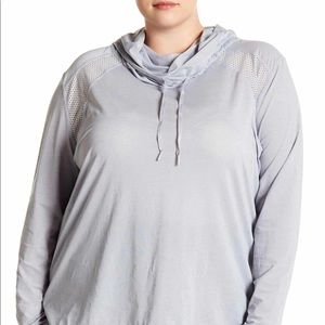 Zella Plus Size Cowl Neck Hoodie